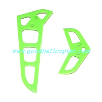 mjx-f-series-f45-f645 helicopter parts tail decoration set (green color) - Click Image to Close